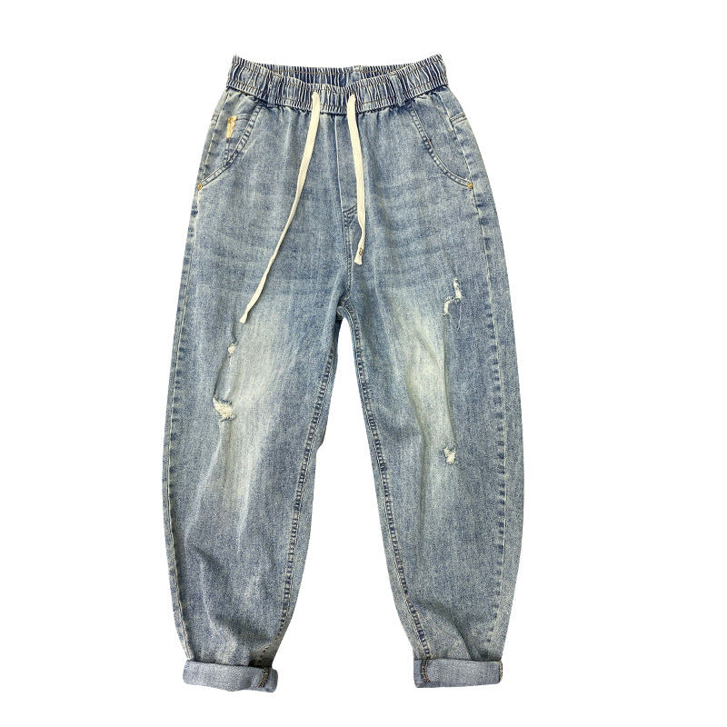 Men's Comfortable Destroyed Jeans Mune Fashion