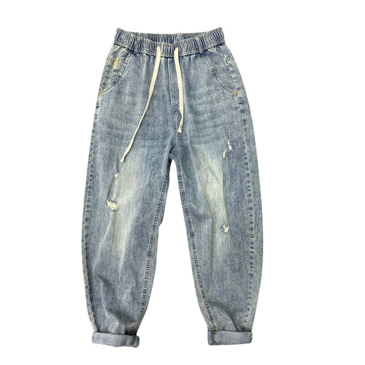 Men's Comfortable Destroyed Jeans Mune Fashion