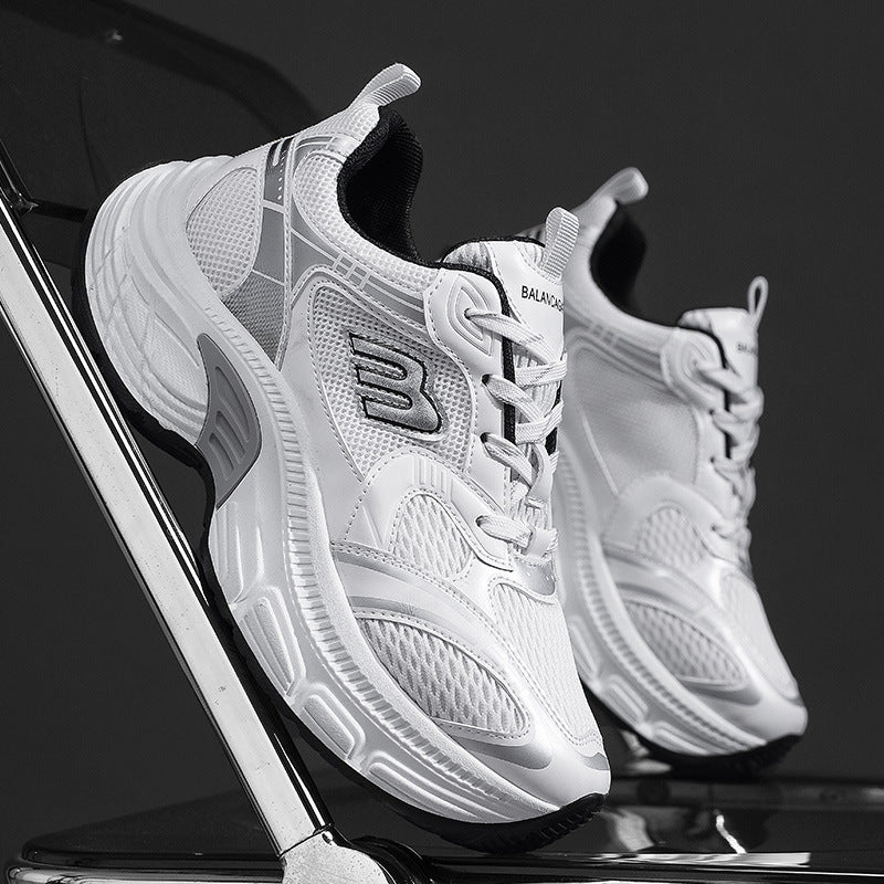 Unisex Voluminous Mesh Runner with breathable upper material and shock-absorbing platform sole Mune Fashion
