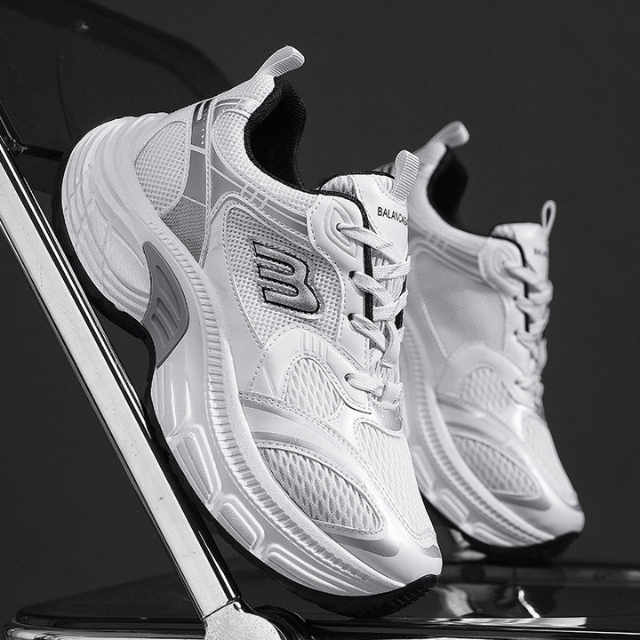 Unisex Voluminous Mesh Runner with breathable upper material and shock-absorbing platform sole Mune Fashion