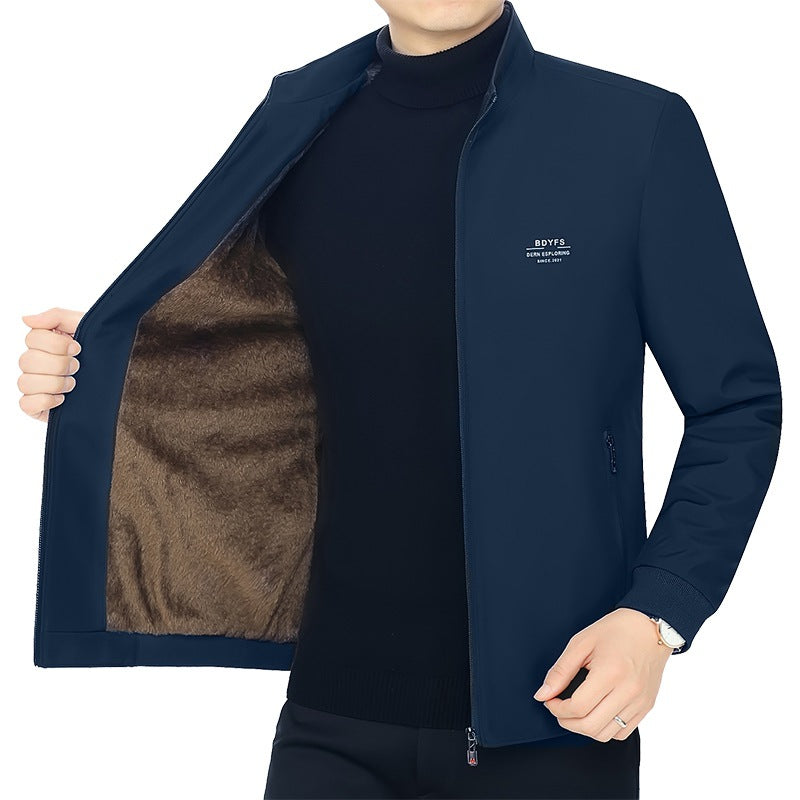 Men's field jacket with contrast inserts and chest zip pocket Mune Fashion