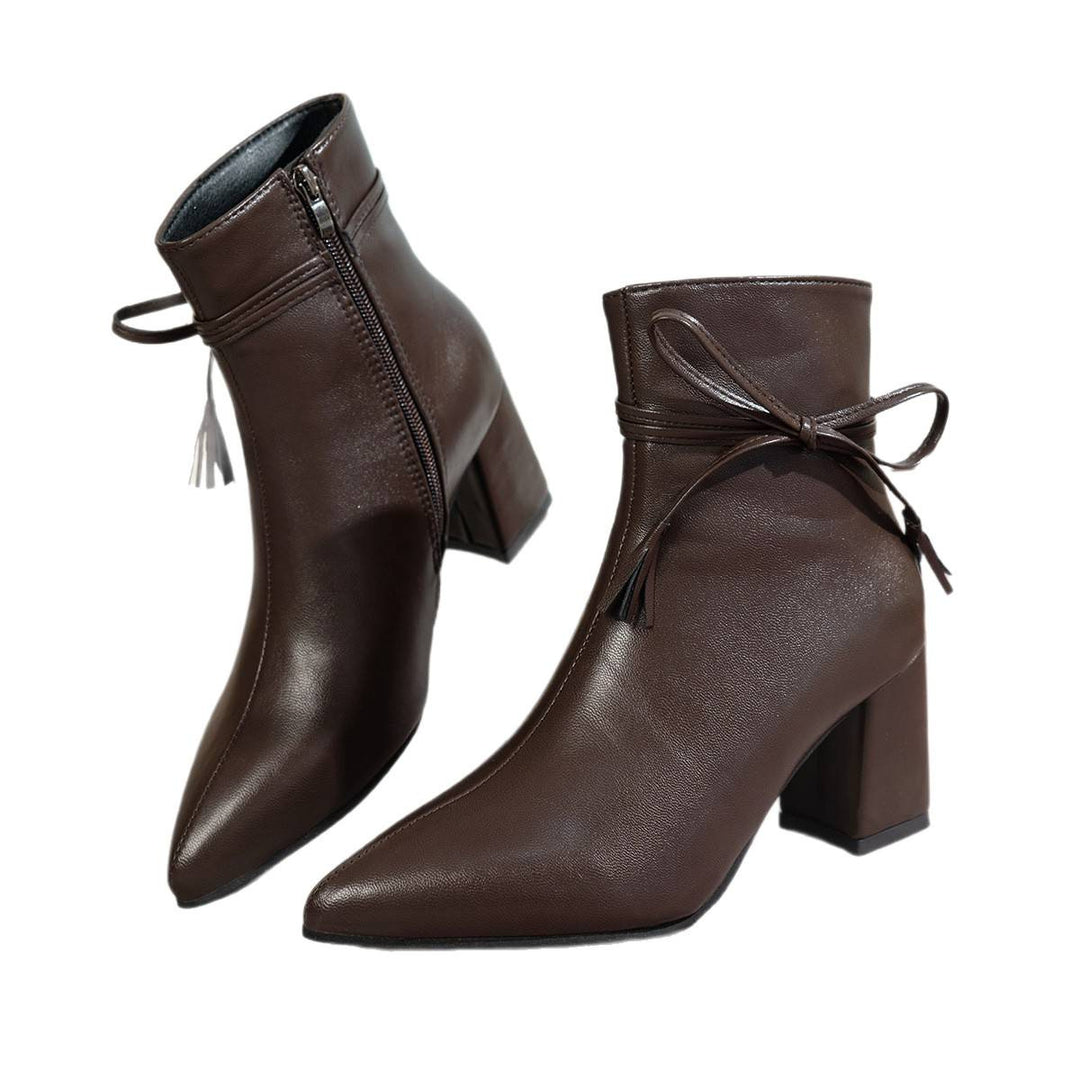 Ladies Fashion Short Ankle Boots Mune Fashion