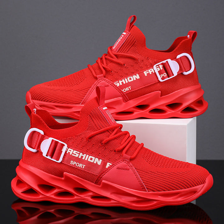 Unisex Knitted Sock Sneaker with Perforated Waffle Air Sole Mune Fashion