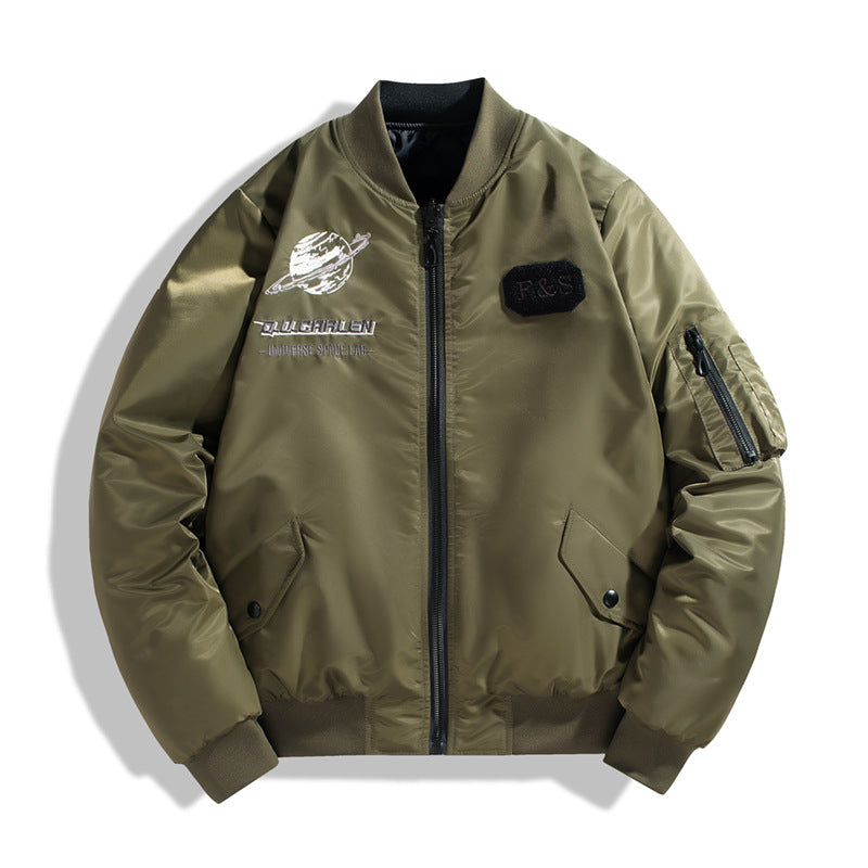 Men's fashionable bomber jacket with high collar Mune Fashion