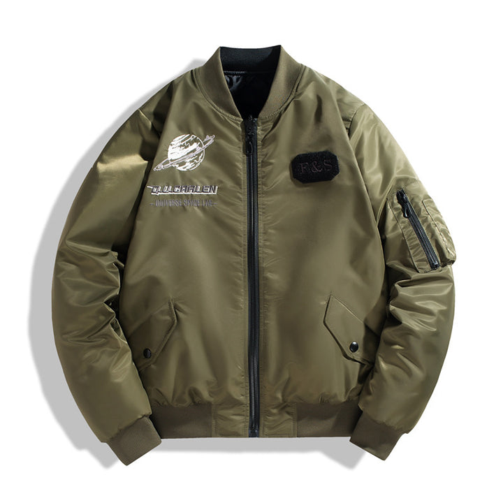 Men's fashionable bomber jacket with high collar Mune Fashion