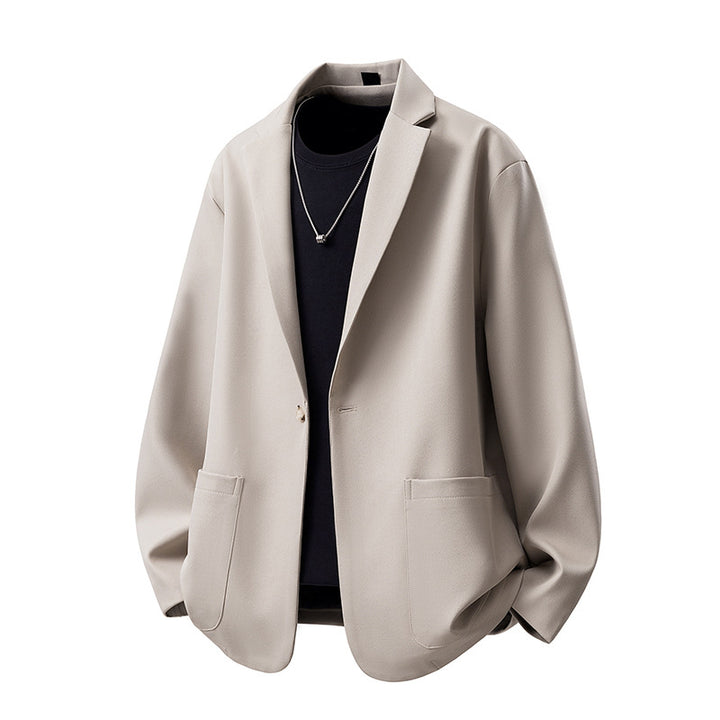 Men's Oversize Blazer Jacket with Casual Overshirt Silhouette Mune Fashion