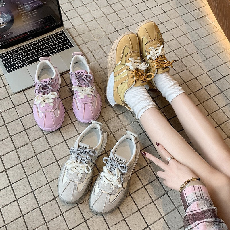 Women's Chunky Sneaker with slip-resistant sole and breathable upper material Mune Fashion
