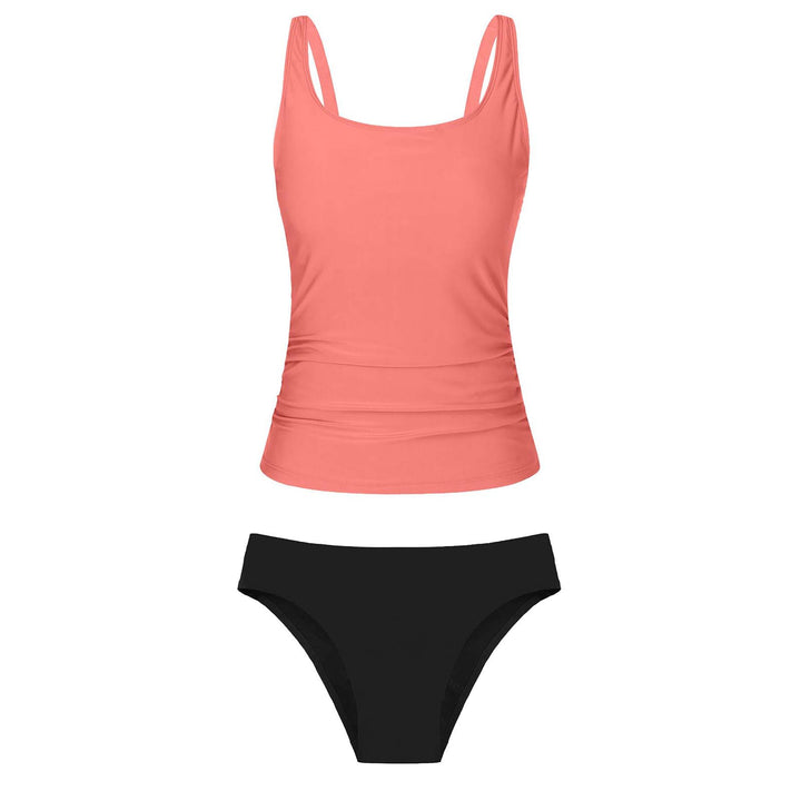 Women's bikini set with floral top and classic bottom Mune Fashion