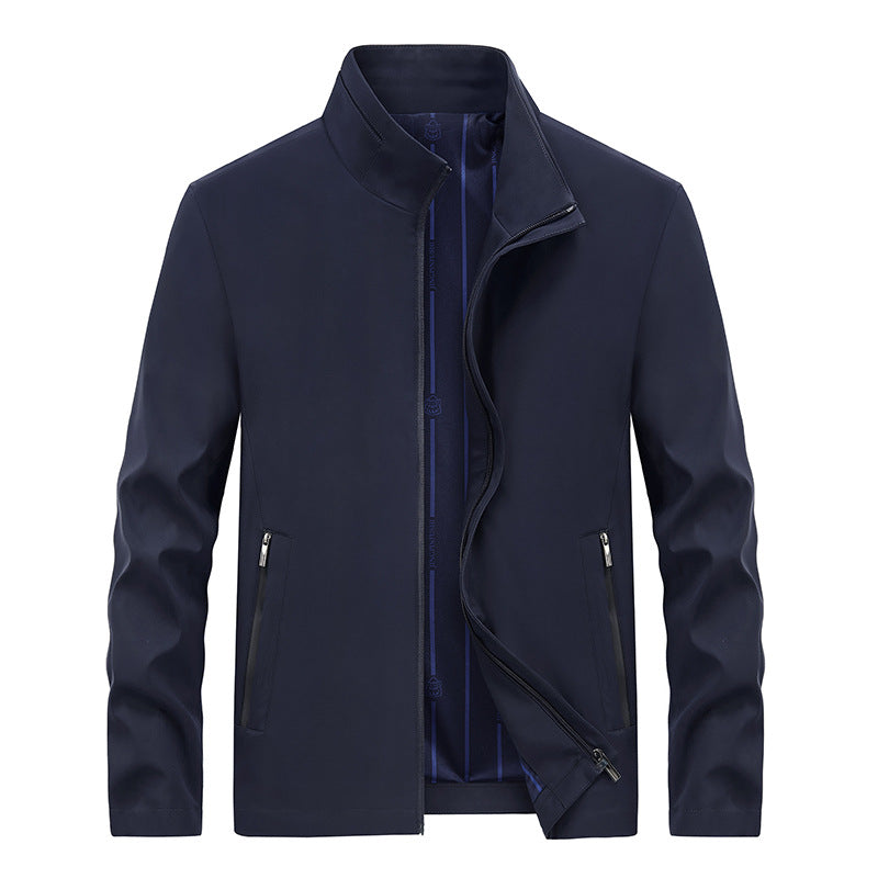 Men's Urban Softshell Transition Jacket with Stand-Up Collar, Concealed Zipper & Fine Lining Mune Fashion