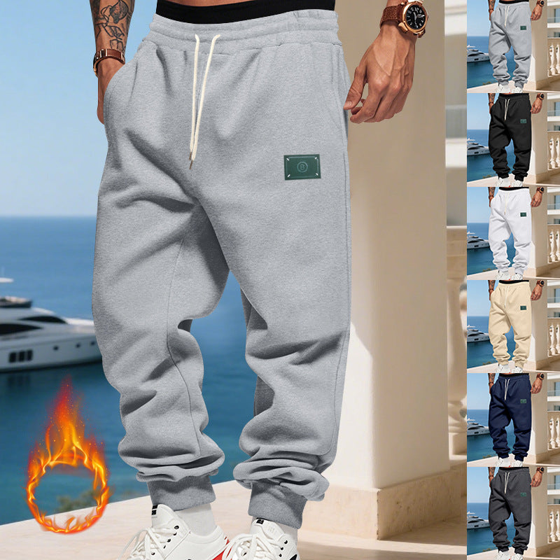 Men's relaxed-fit joggers with elastic drawstring, ribbed cuffs, and side pockets Mune Fashion