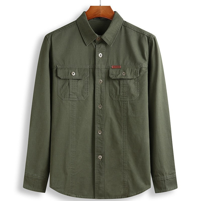 Men's Robust Shirt Jacket with Practical Pockets Mune Fashion