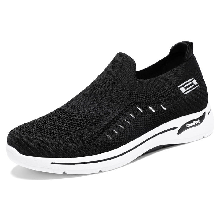 Ladies' ultralight knitted slip-on walking sneakers with seamless sock upper and cushioning EVA comfort midsole Mune Fashion