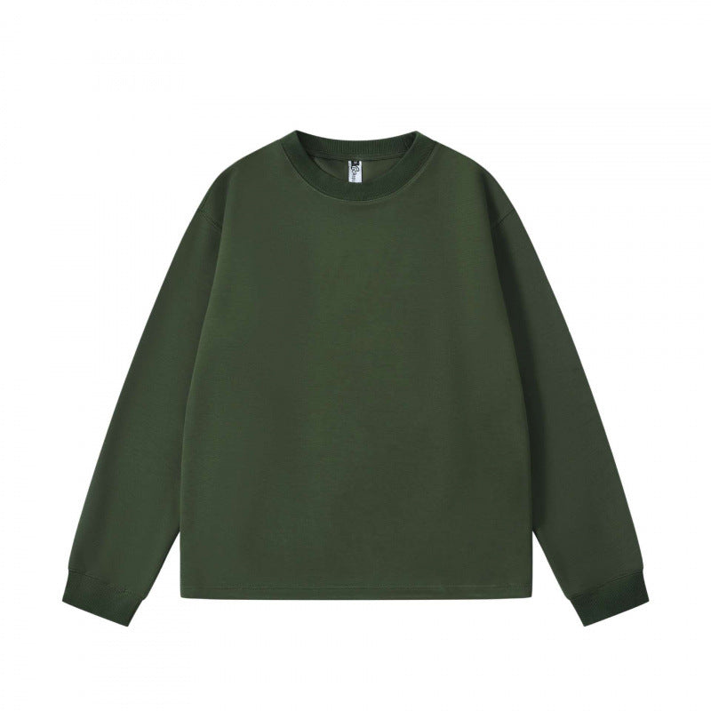 Unisex Oversized-Long Sleeve-Sweatshirt with Round Neck, French-Terry Quality and Ribbed Cuffs Mune Fashion