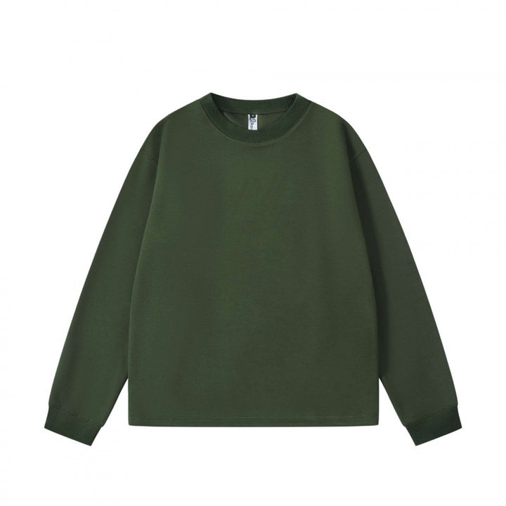 Unisex Oversized-Long Sleeve-Sweatshirt with Round Neck, French-Terry Quality and Ribbed Cuffs Mune Fashion