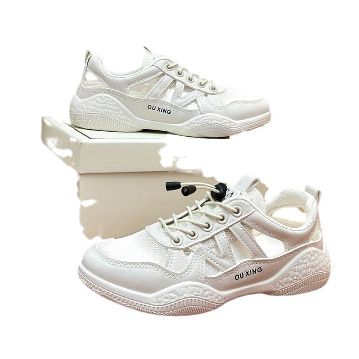 Women’s sporty sneakers with breathable mesh upper material and innovative quick lacing system Mune Fashion