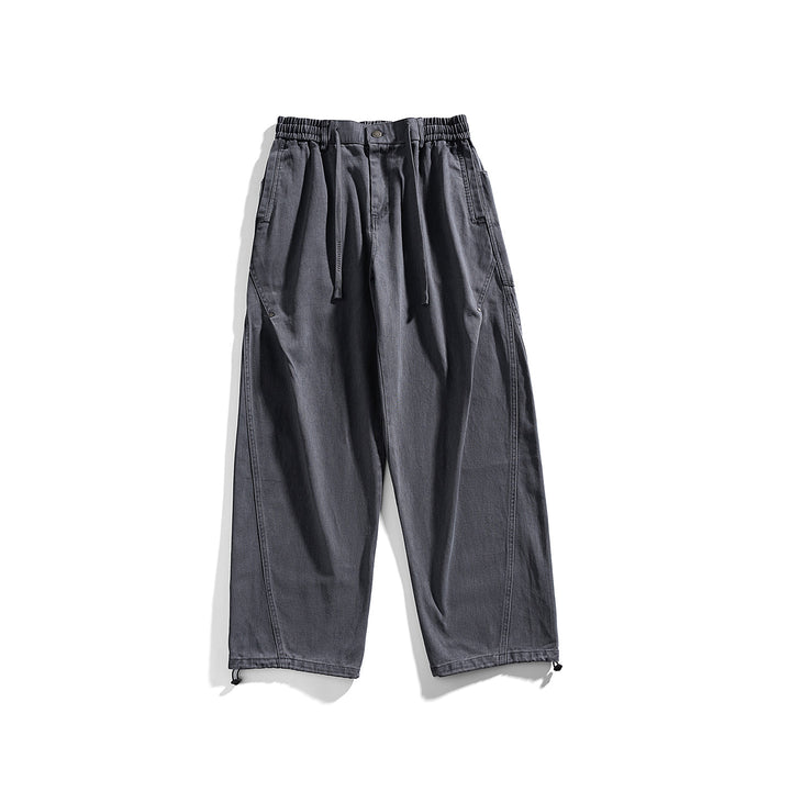 Men's loosely cut cargo pants with drawstring and adjustable leg cuffs Mune Fashion