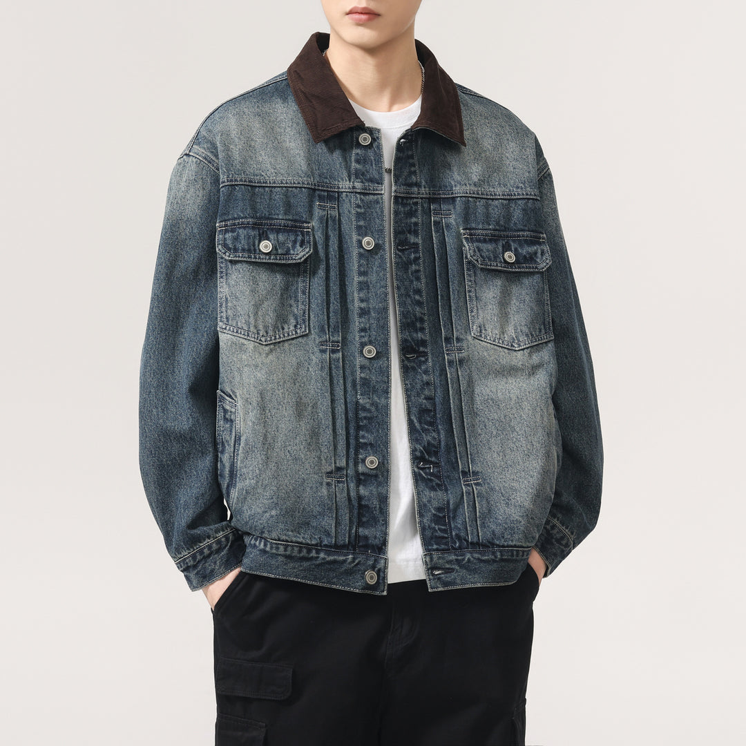 Men's Designer Denim Jacket Mune Fashion