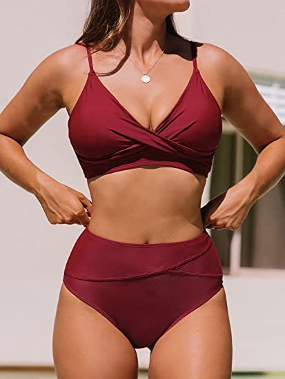 Women’s bikini set with high waist and wrap top Mune Fashion