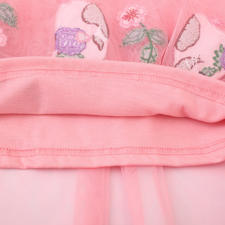 Girls tulle dress with playful design Mune Fashion