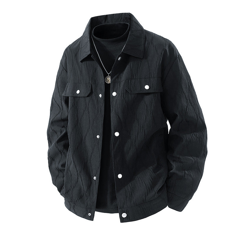 Men's Fashion Jacket with Textured Fabric Mune Fashion