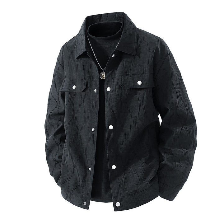 Men's Fashion Jacket with Textured Fabric Mune Fashion