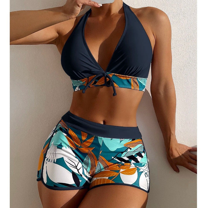 Women's bikini set with playful plant pattern Mune Fashion