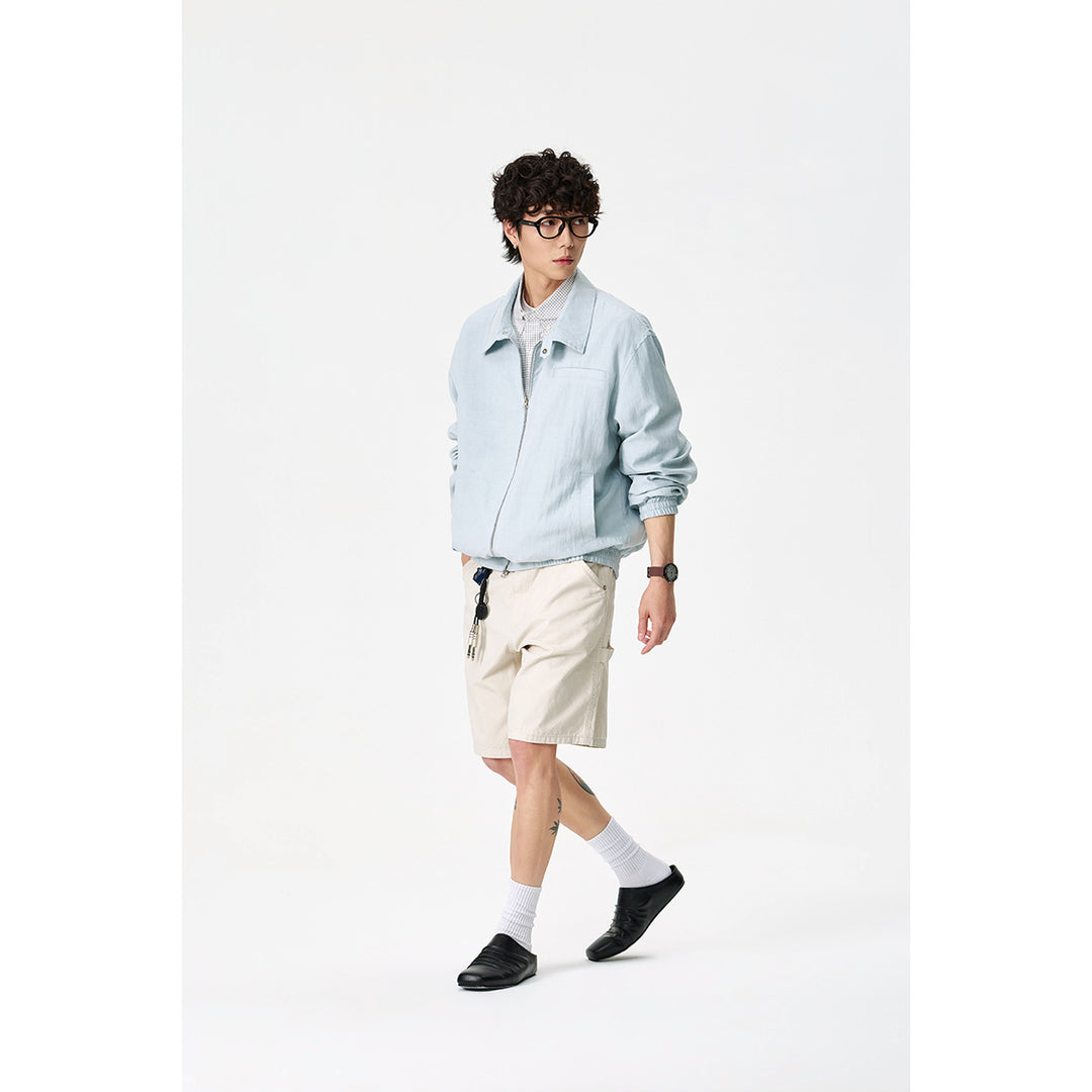 Unisex Oversize Denim Jacket with frayed edges and snap button placket Mune Fashion