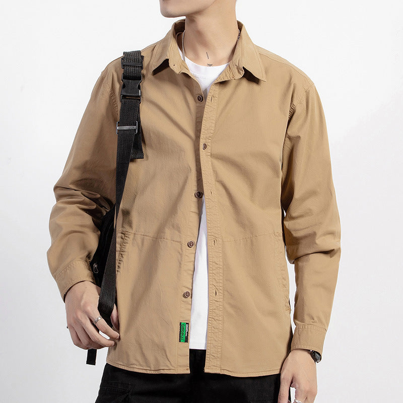 Men's Lightweight Cotton Field Shirt in Utility Design with Relaxed Fit Mune Fashion
