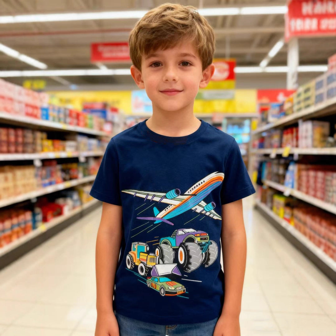 Boys T-Shirt with exciting vehicle design Mune Fashion