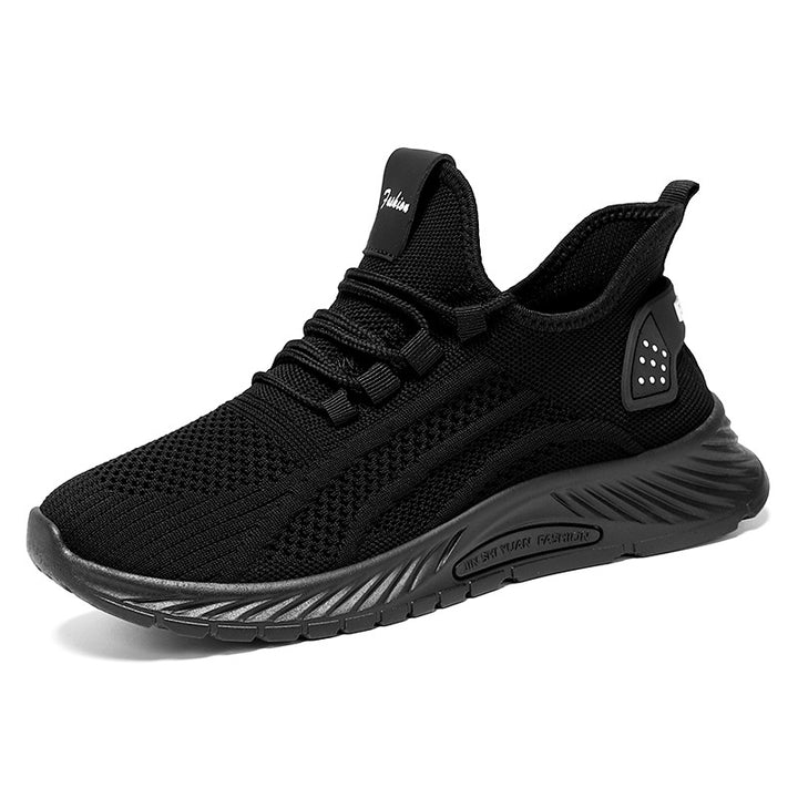 Women's seamless Flyknit comfort running shoe with elastic sock entry and reactive lightweight sole Mune Fashion