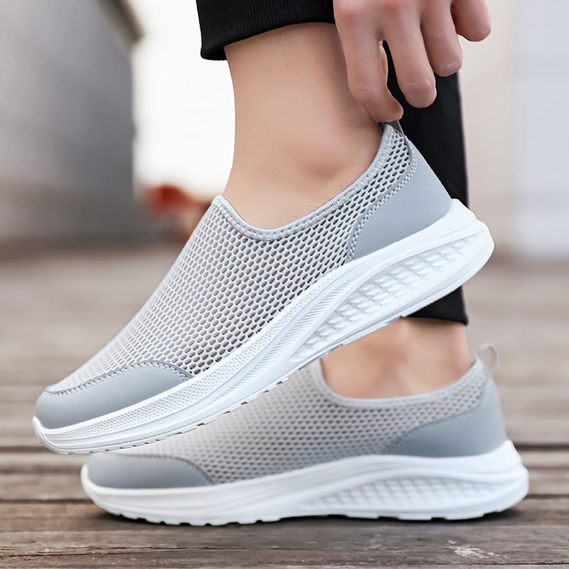 Unisex nan lighter slip-on sneaker with three-dimensional mesh structure, ergonomic cushioning and heel tab Mune Fashion