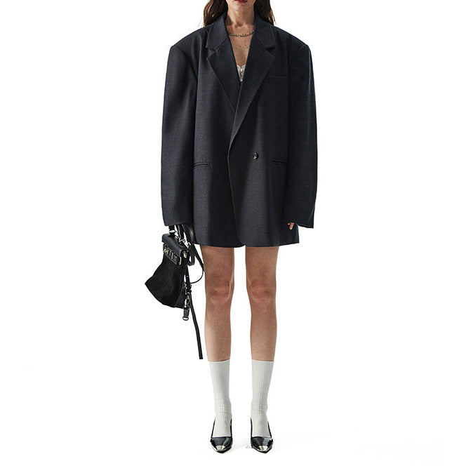 Women Oversized Blazer with Casual Cut Mune Fashion