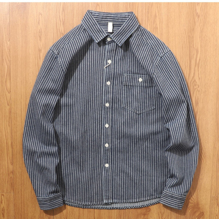 Men's Checkered Shirt Jacket made of Soft Cotton Blend Mune Fashion