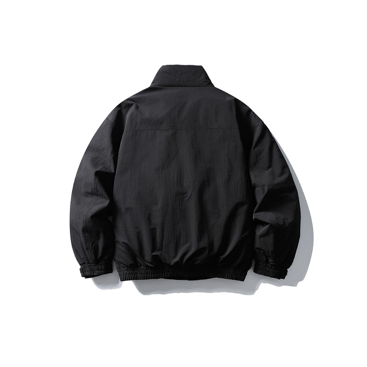 Men's Boxy Thermal Field Jacket with High Stand Collar and Flap Pockets Mune Fashion