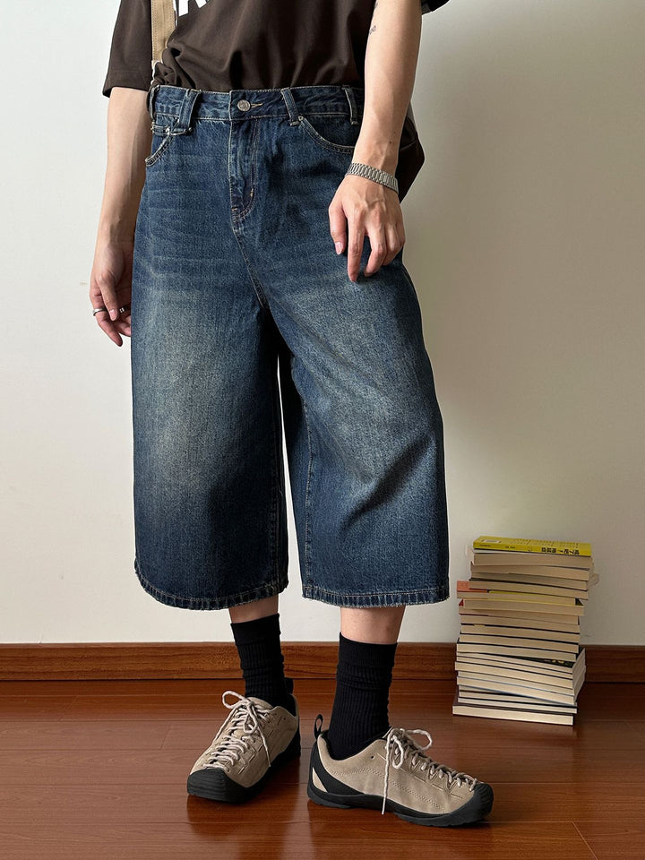 Women's Loose-Fitting Jeans Shorts Mune Fashion