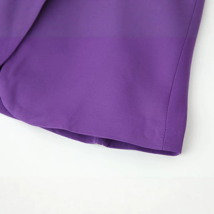 Women's tailored single-button blazer with lapel collar Mune Fashion