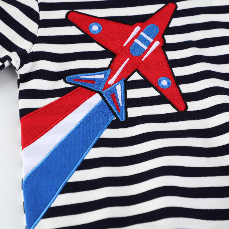 Boys sweatshirt with creative airplane design Mune Fashion