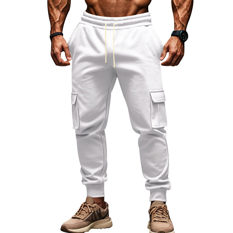 Men's Nano Thermo Cargo Jogging Pants with Fleece Lining, Elastic Waistband, and Large Cargo Pockets Mune Fashion