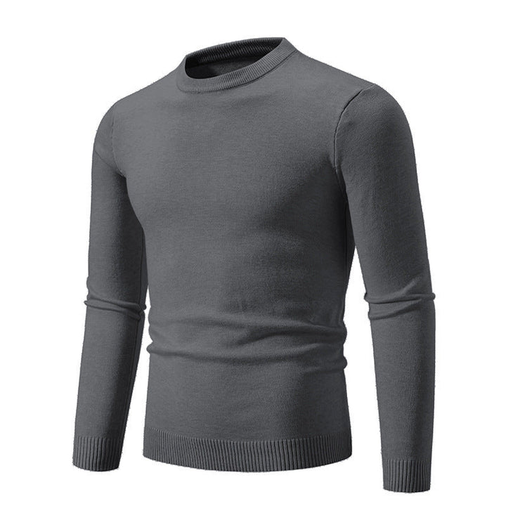 Men's Elegant Round Neck Sweater Made Of Fine Cotton Mune
