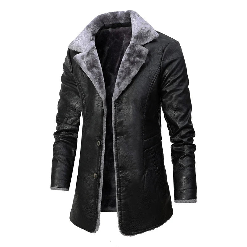 Men's Elegant Sheepskin Jacket with Modern Cut Mune Fashion