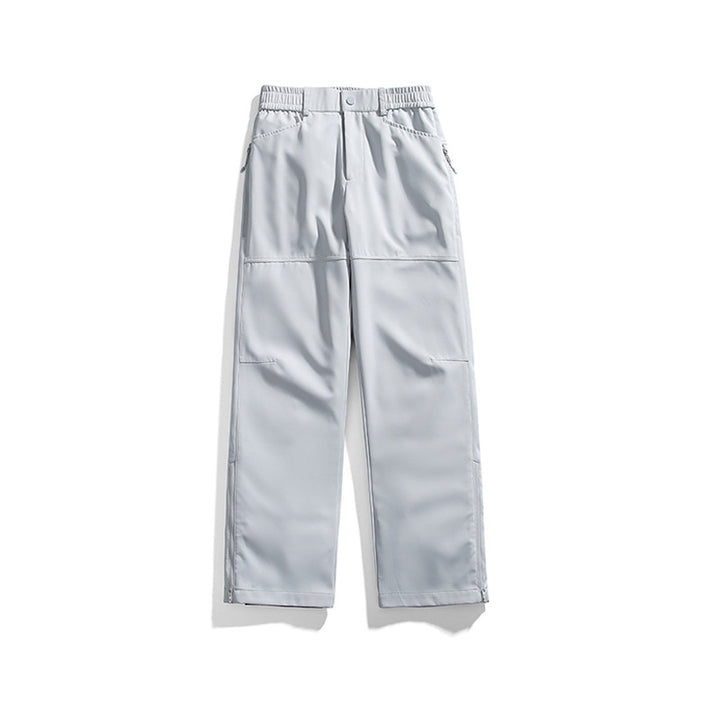 Men's Technical Cargo Pants with Elastic Waistband and Zipper Pockets Mune Fashion