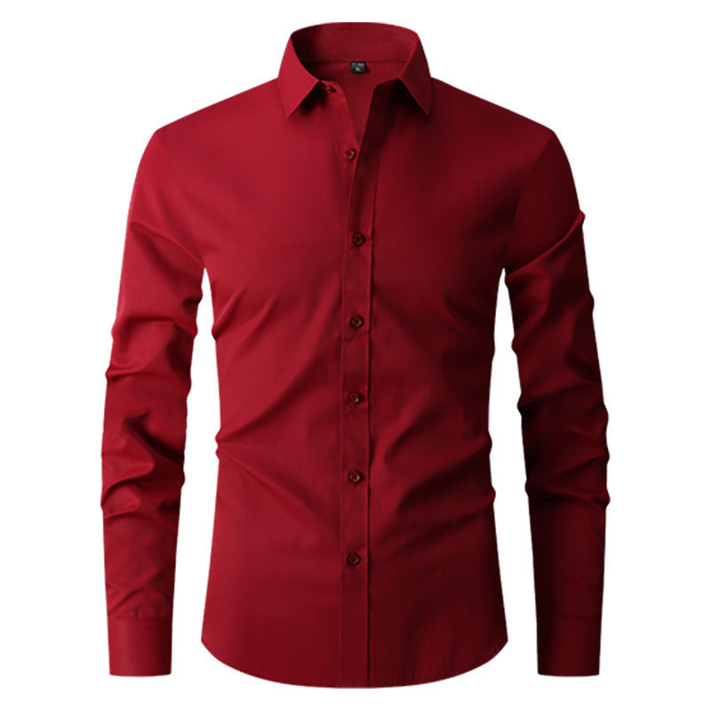 Men's tailored business shirt with Kent collar and stretch comfort Mune Fashion