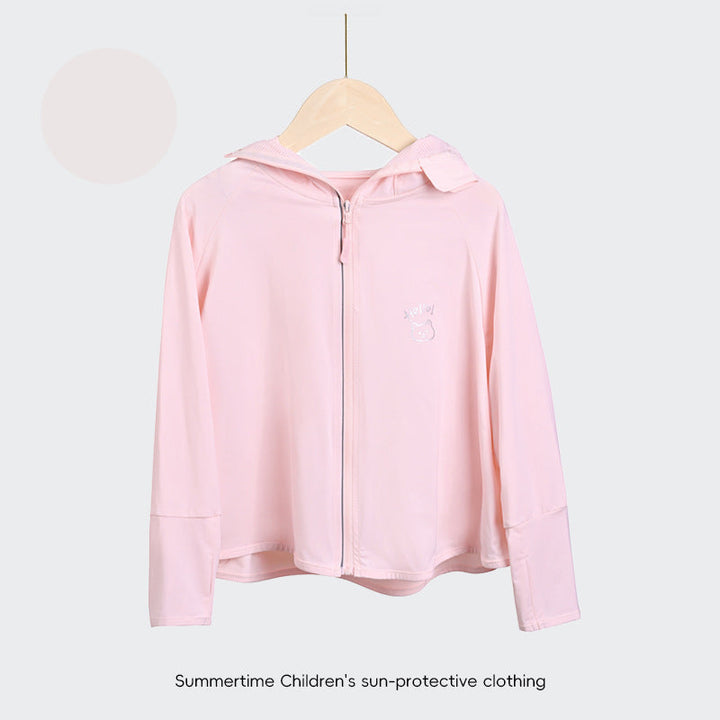 Children's UV protection jacket with hood and lightweight breathable properties Mune Fashion