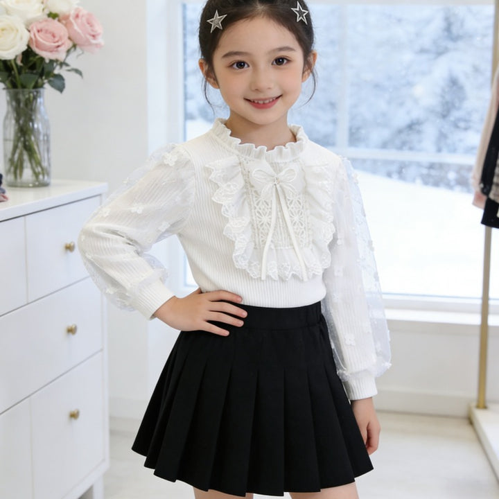 Girl Festive Blouse Mune Fashion