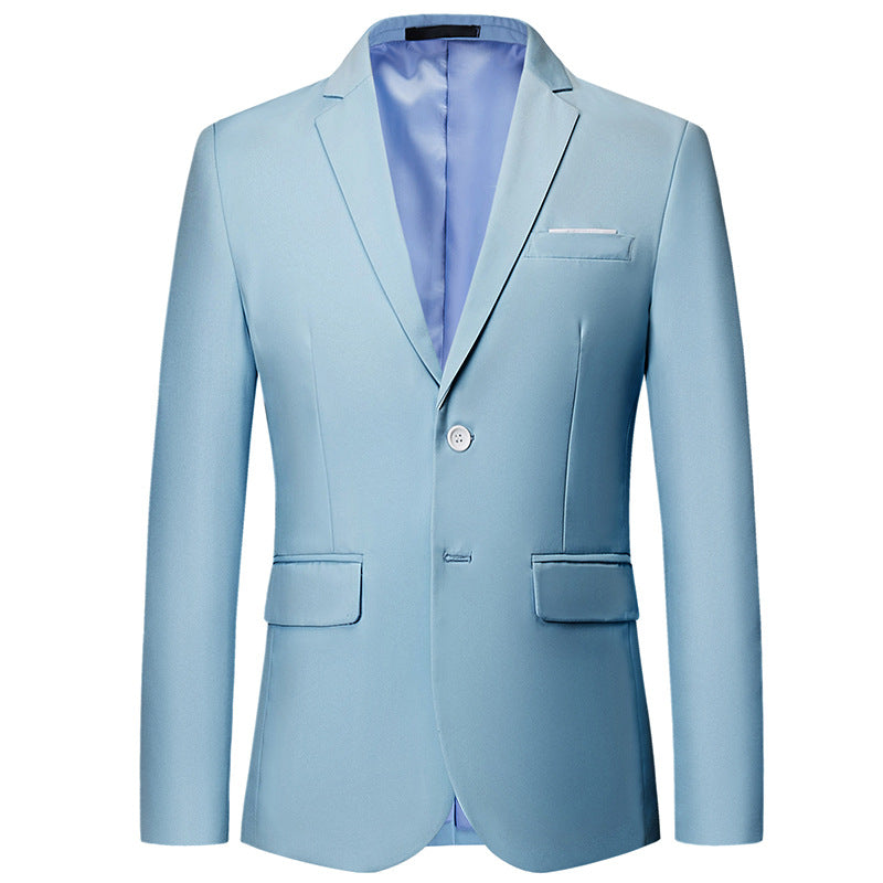 Men's slim-fit blazer with narrow silhouette, stretch content, and flap pockets Mune Fashion