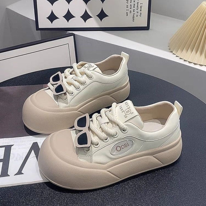 Women's Trendy Sneakers with Prominent Platform Mune Fashion