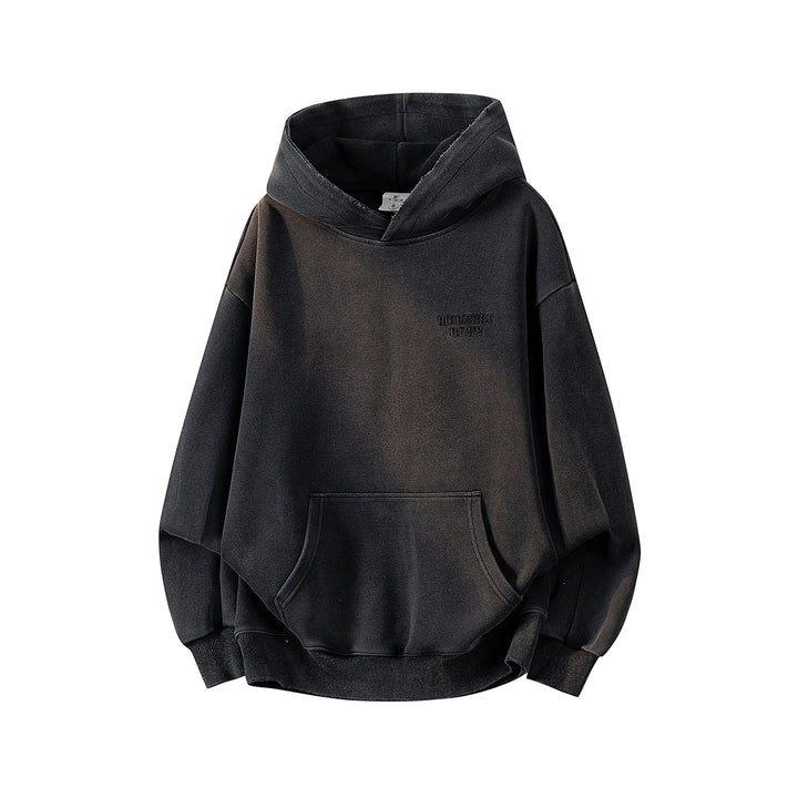 Unisex Oversize Hoodie with handwritten graphic print, kangaroo pocket & ribbed hem Mune Fashion