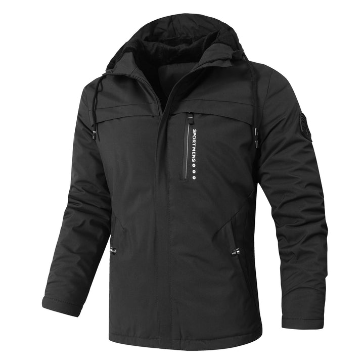 Men's Urban Softshell Parka with Teddy Fleece Lining, Concealed Zipper and Chest Pocket Mune Fashion