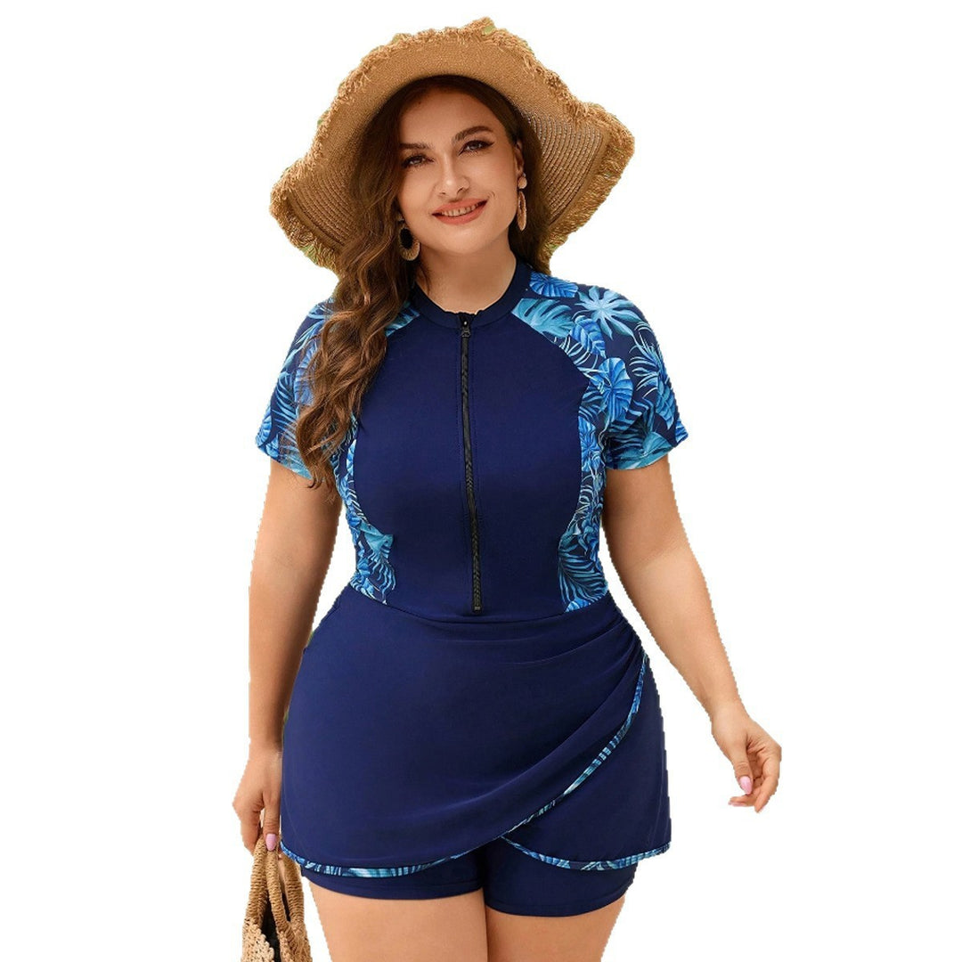 Ladies' fashionable swimsuit with short skirt Mune Fashion