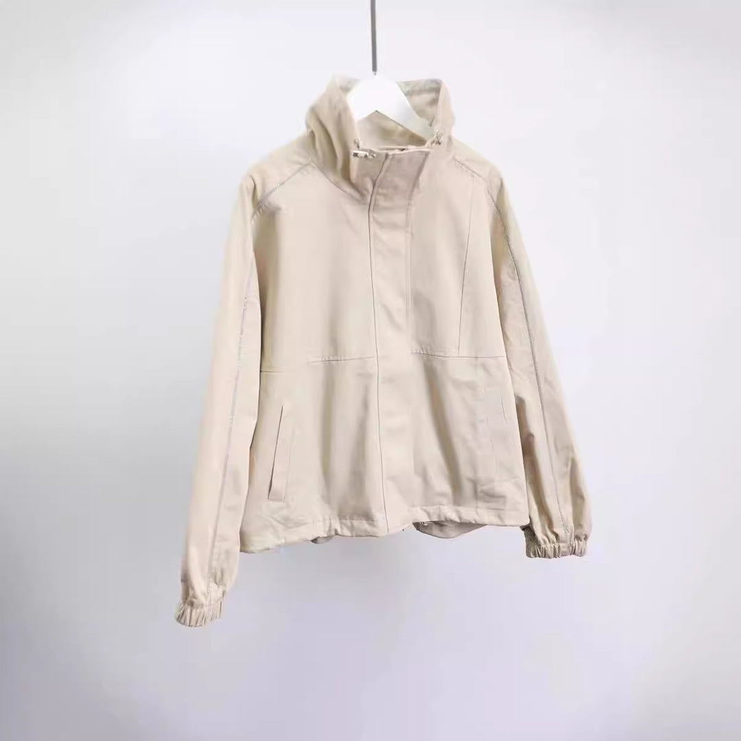 Women’s Fashion Casual Jacket with High Collar Mune Fashion